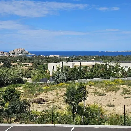 Apartment Calvi: Vue Mer, Piscine, Clim, Parking, Wifi - Fr-1-719-36 Calvi (Corsica)
